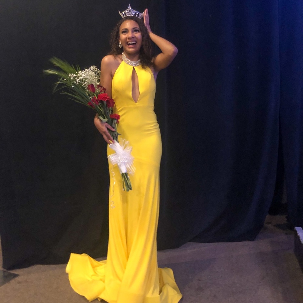 Yellow Alisha Hill gown